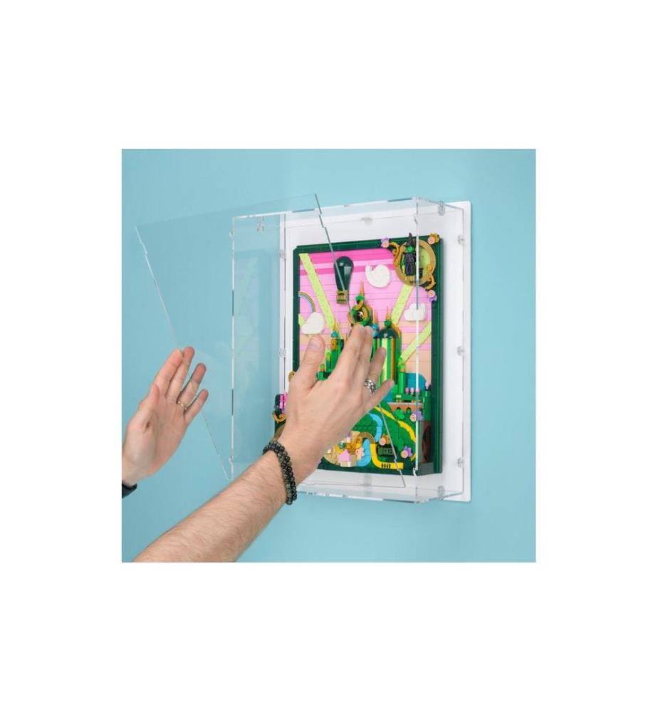 iDisplayit Acryl-Wand-Display für LEGO 75685 Emerald City Wandkunst