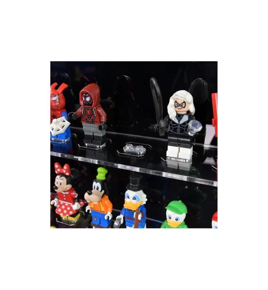 iDisplayit Baukasten Acryl-Wand-Display für 60 LEGO-Minifiguren