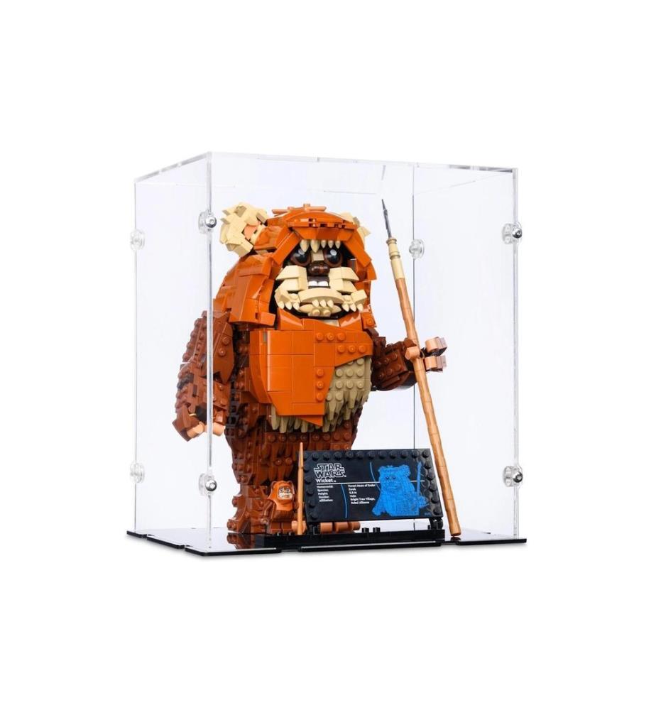 iDisplayit Acryl-Display für LEGO 75430 Star Wars Der Ewok Wicket