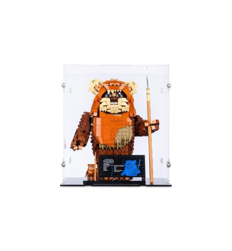 iDisplayit Acryl-Display für LEGO 75430 Star Wars Der Ewok Wicket