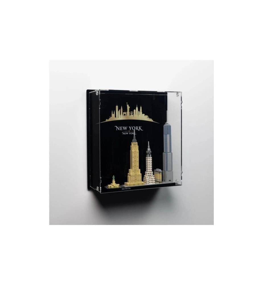 iDisplayit Acryl-Wand-Display für LEGO 21028 New York