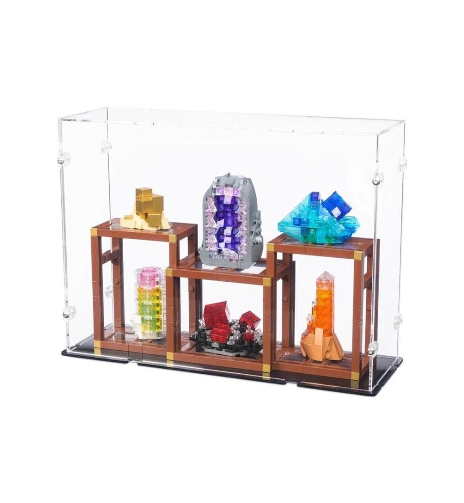 iDisplayit Acryl-Display LEGO 21362 Mineraliensammlung