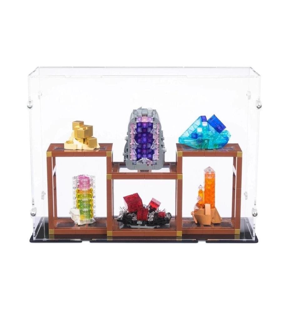 iDisplayit Acryl-Display LEGO 21362 Mineraliensammlung