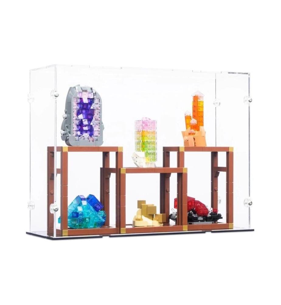 iDisplayit Acryl-Display LEGO 21362 Mineraliensammlung