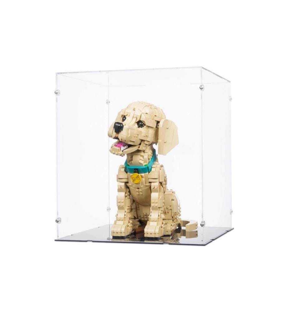 iDisplayit Acryl-Display für LEGO 11384 Golden Retriever Welpe