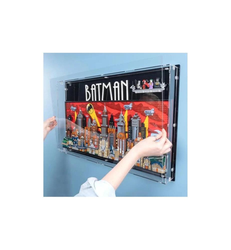iDisplayit Baukasten Acryl-Wand-Display für LEGO 76271 Batman