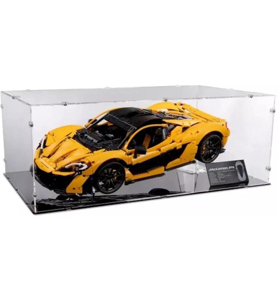 Boîtier d'exposition en acrylique iDisplayit XL pour LEGO 42172 McLaren P1