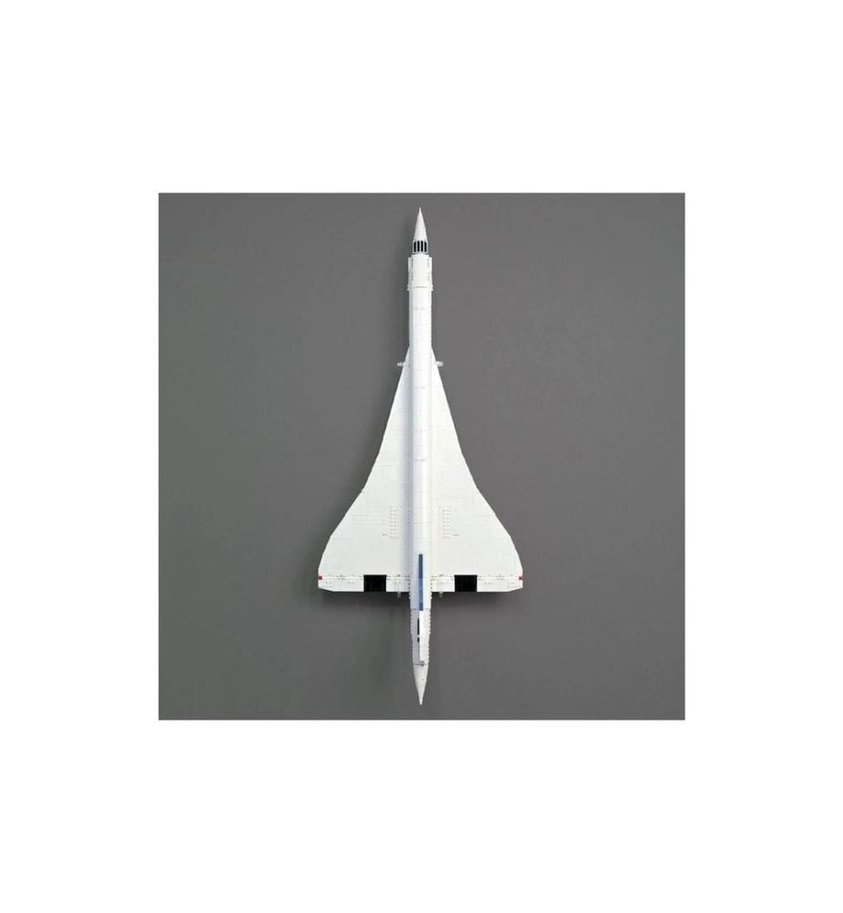 Support mural en acrylique pour kit de construction iDisplayit LEGO 10318 Concorde