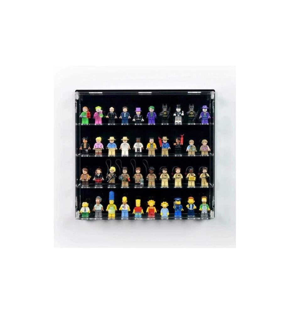 iDisplayit Baukasten Acryl-Wand-Display für 40 LEGO-Minifiguren