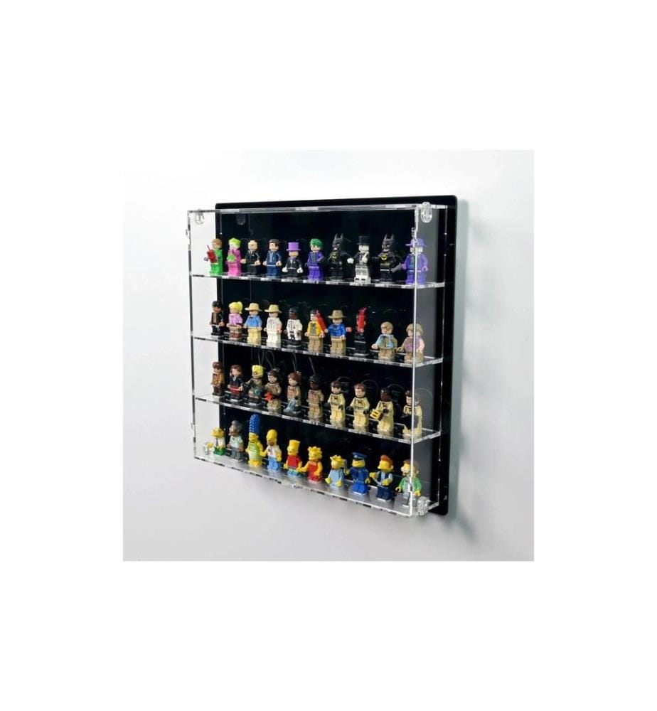 iDisplayit Baukasten Acryl-Wand-Display für 40 LEGO-Minifiguren