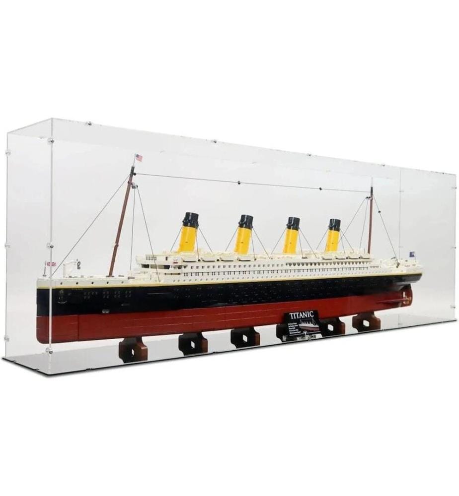 Boîtier d'exposition en acrylique iDisplayit pour LEGO 10294 Titanic