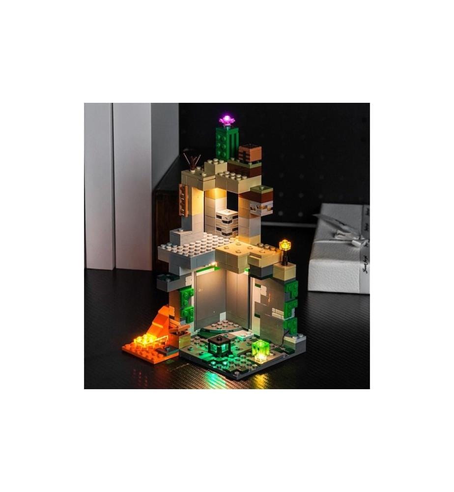 BrickBling Lumières-LED pour LEGO® 21587 Minecraft Donjon de zombies