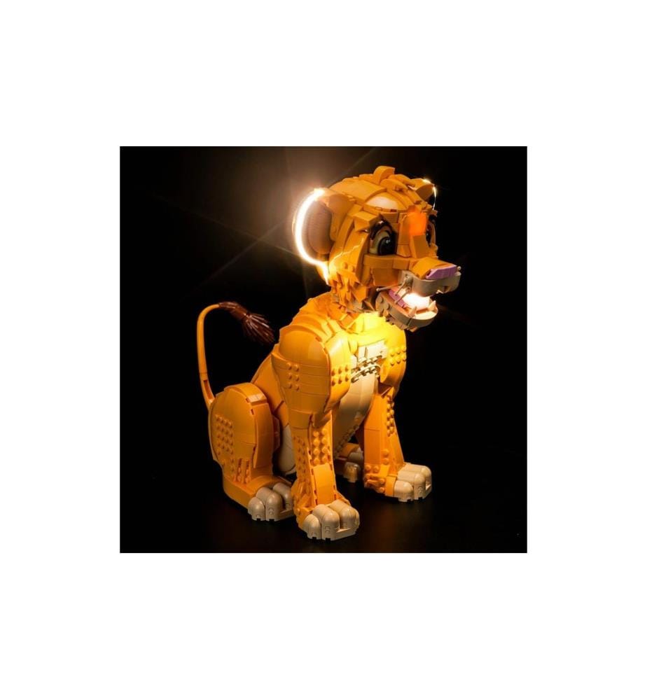 Kit d'éclairage LED BrickBling pour LEGO® Simba (43247)