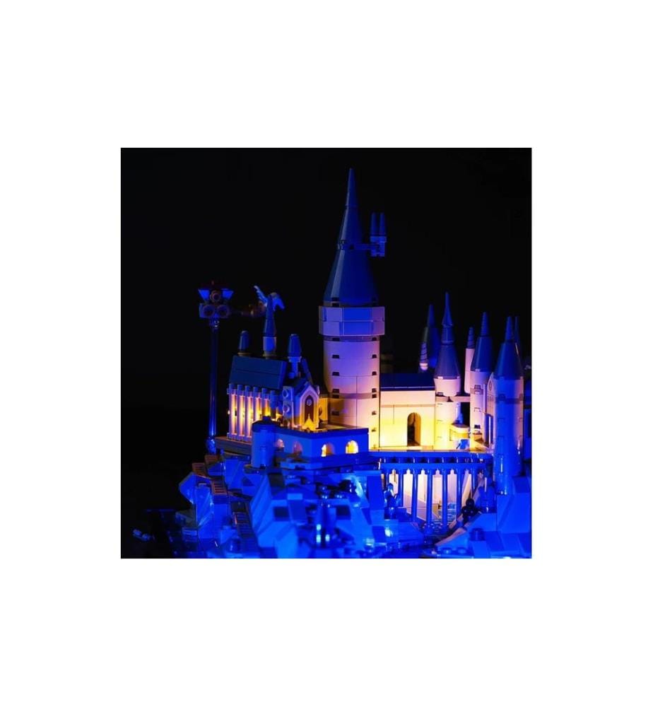 BrickBling Kit de lumières LED pour LEGO® Hogwarts avec terrain du château (76419)