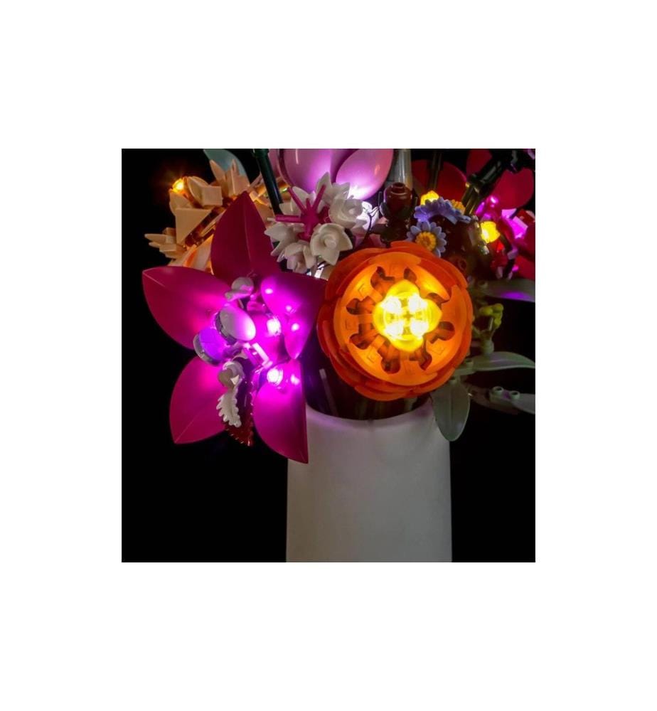 BrickBling Lumières-LED pour LEGO® 10342 Belle rose