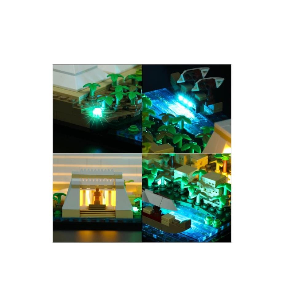 Kit d'éclairage LED BrickBling pour la Pyramide de Khéops LEGO® (21058)