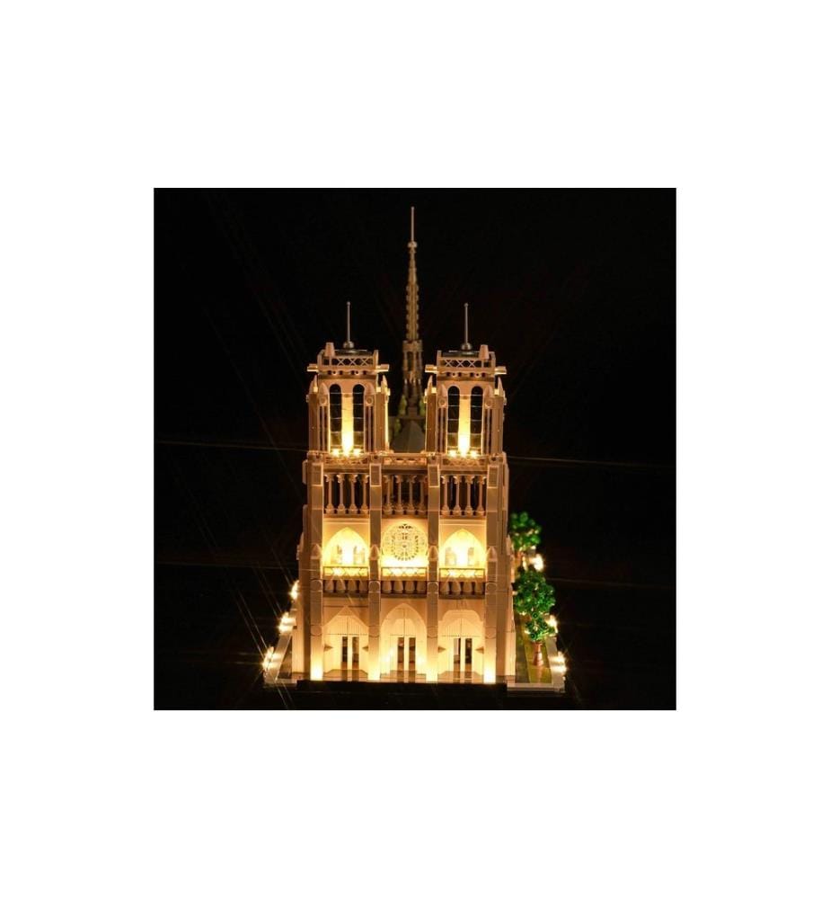 BrickBling Kit d'éclairage LED pour LEGO® Notre-Dame de Paris (21061)