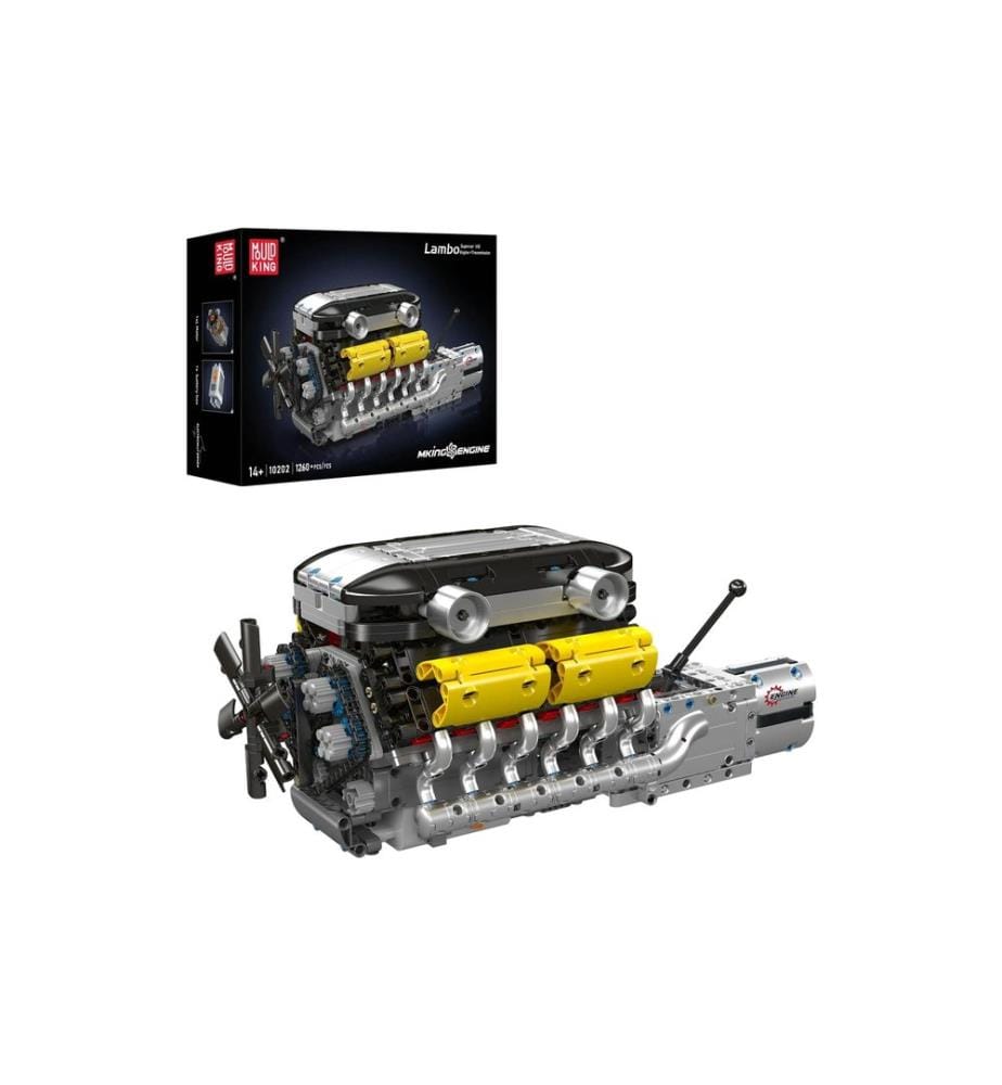 Mould King Modèle moteur Lambo V12 électrique