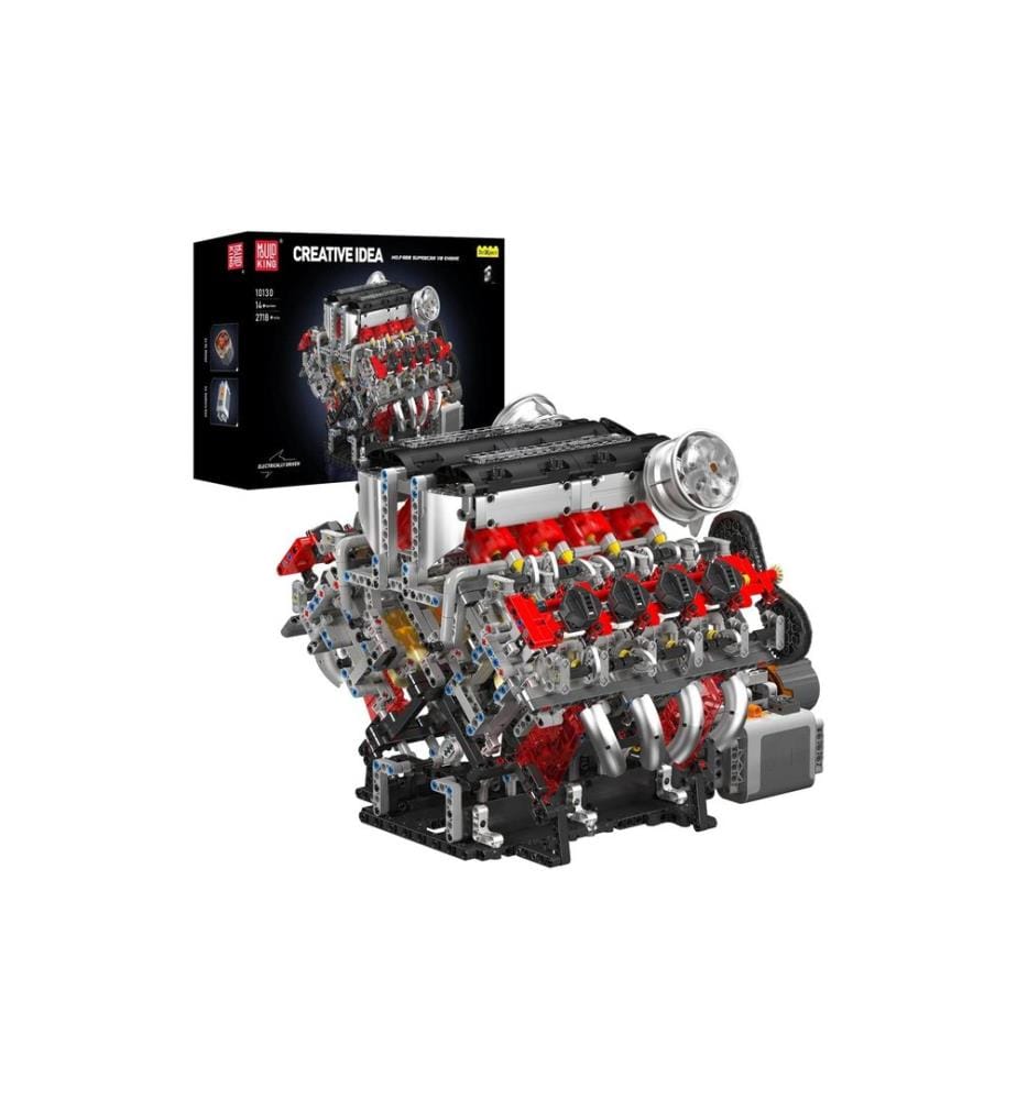 Moteur V8 électrique Mould King F488 Supercar