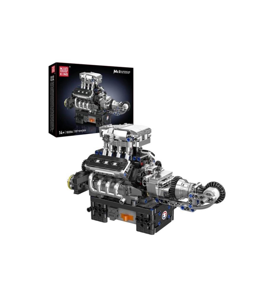 Mould King MCL Supercar V8 Motor Turbo elektrisch
