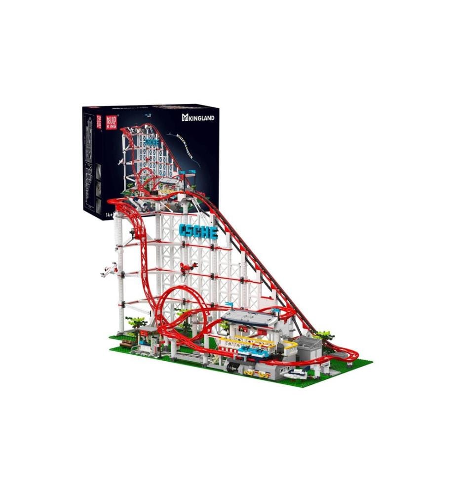 Mould King 11014 Achterbahn mit Elektroantrieb