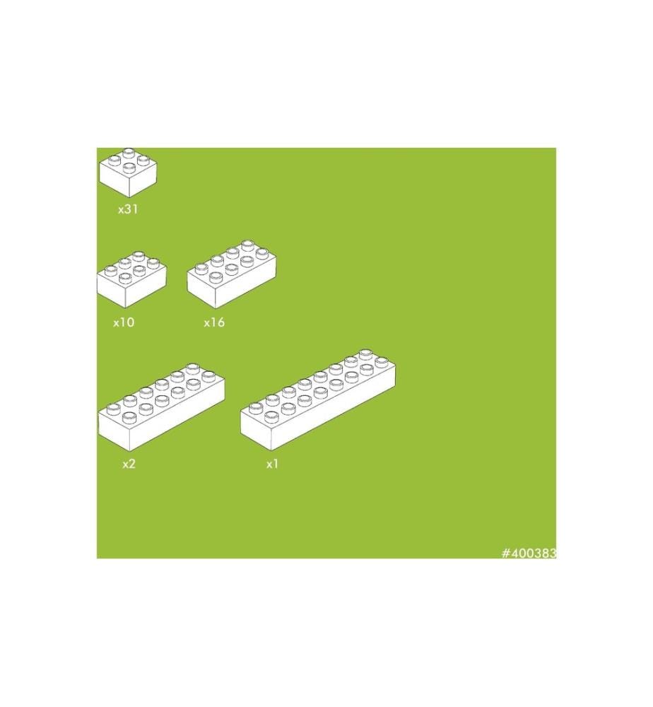 Hubelino Accessoires circuit à billes Set de blocs de construction 60 pièces