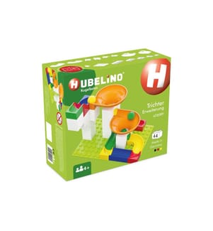 Hubelino chemin de billes extension entonnoir 44 pièces