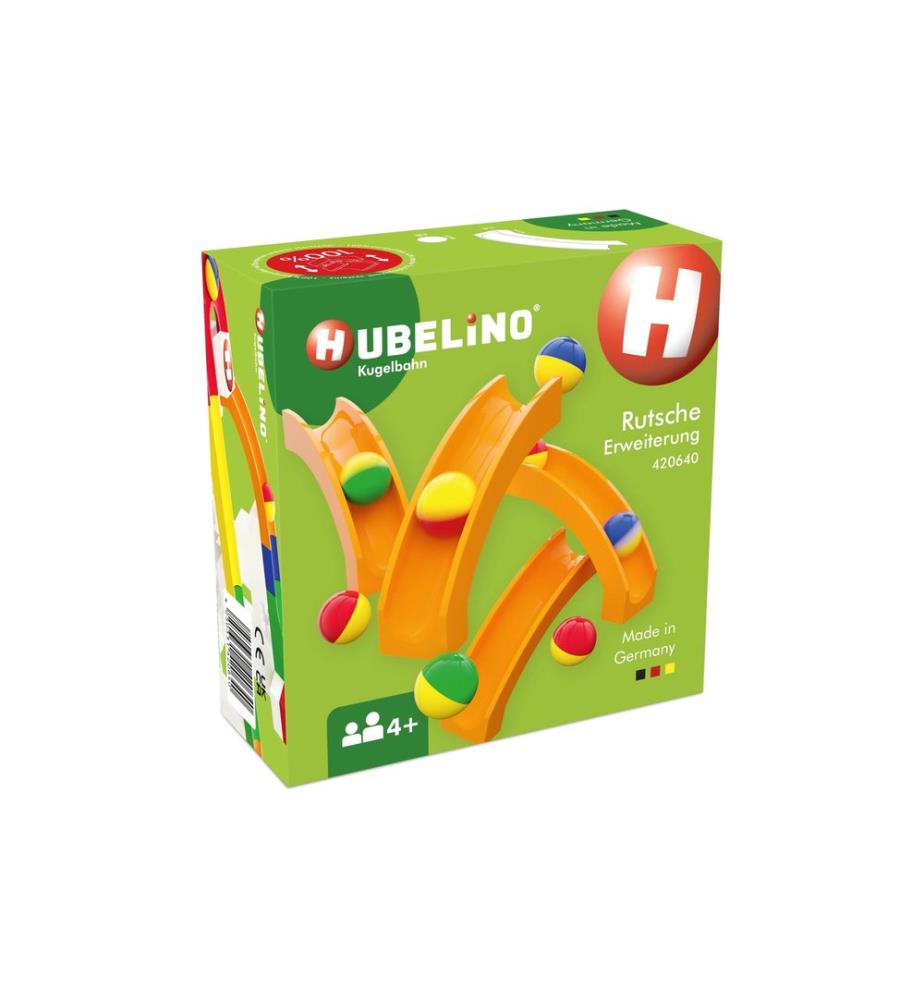 Extension de piste à billes Hubelino toboggan 12 pièces
