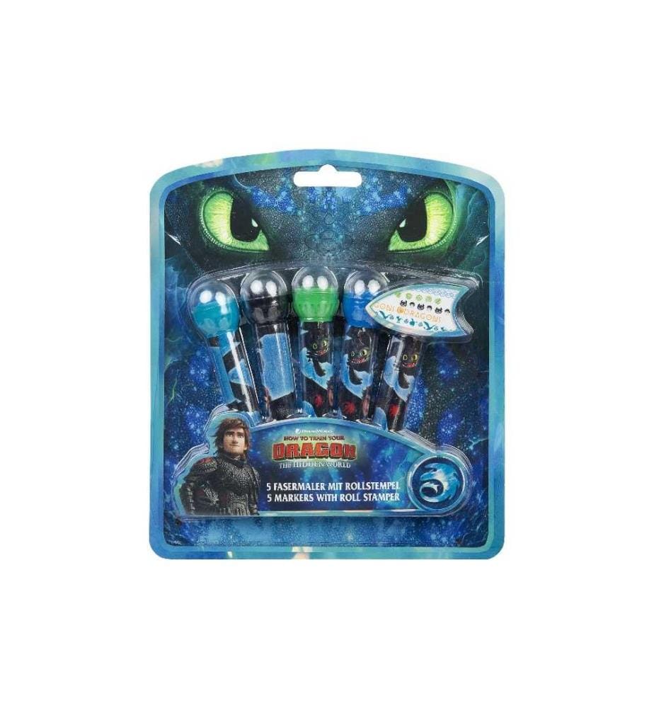 UNDERCOVER - Motivstempel-Set Dragons Drache, Mehrfarbig, 5-teilig