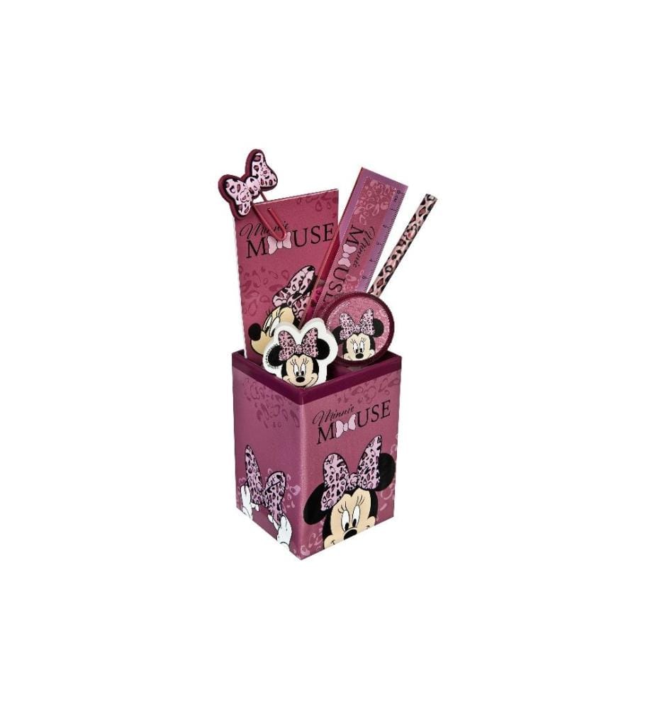 UNDERCOVER - Pot à crayons farci 7 pièces Minnie Mouse