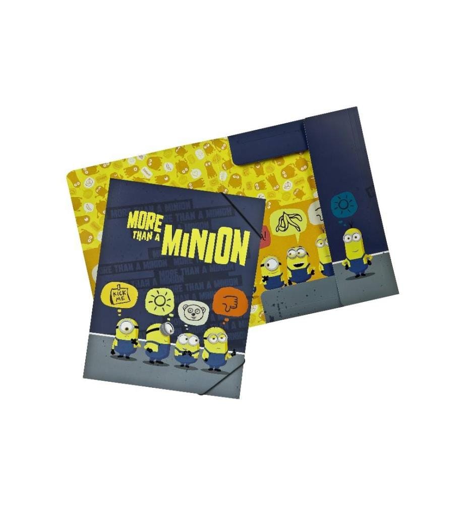 UNDERCOVER - Gummibandmappe A4 Minions Dunkelblau/Gelb