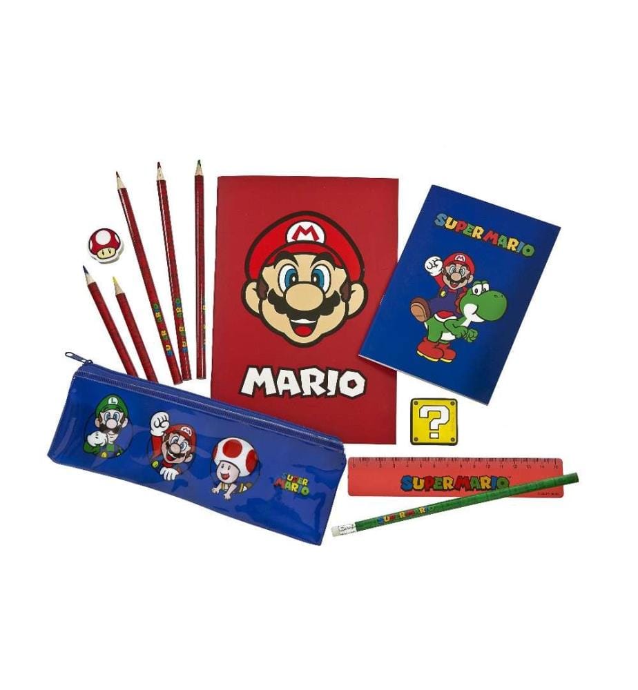UNDERCOVER - Schreibset Super Mario 12-teilig