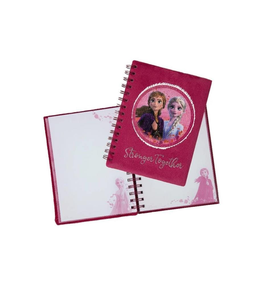 UNDERCOVER - Bloc-notes Frozen A5, Vierge, Rose