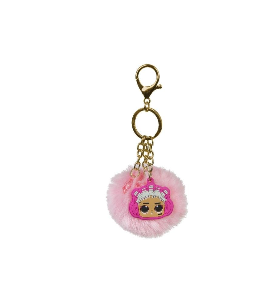 UNDERCOVER - Schlüsselanhänger Pom Pom LOL 1 Stück, Rosa
