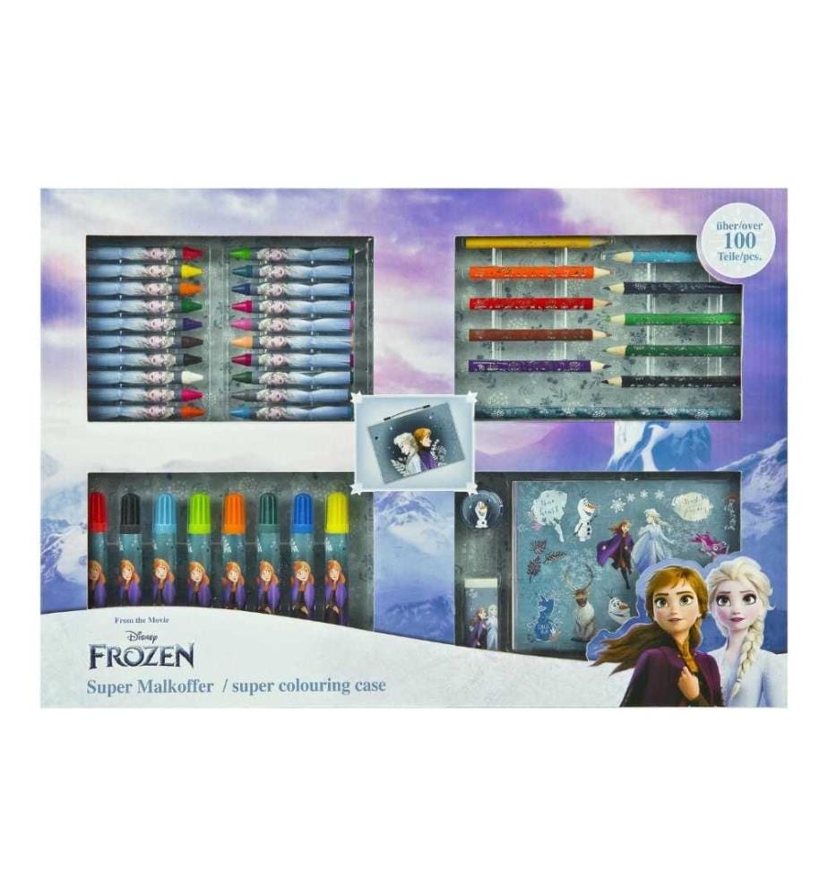 UNDERCOVER - Malset Koffer Frozen 100-teilig