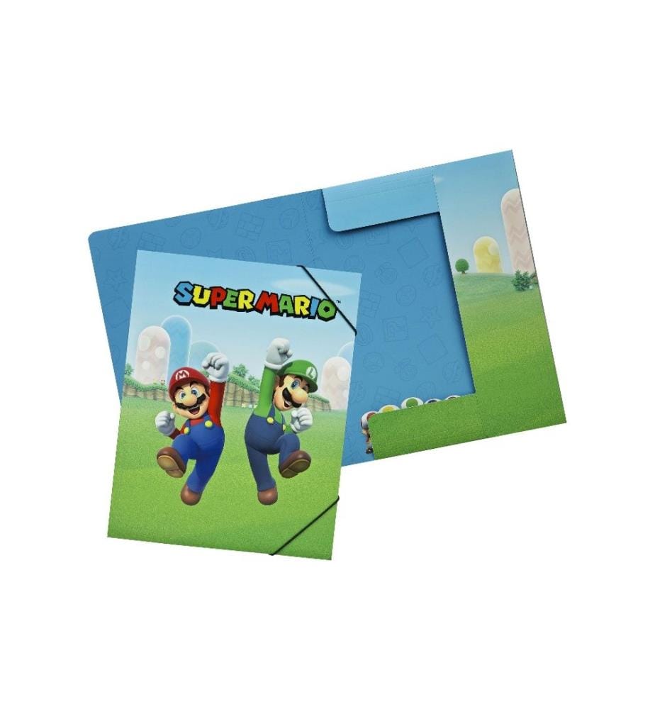 UNDERCOVER - Portfolio à ruban élastique Super Mario A4