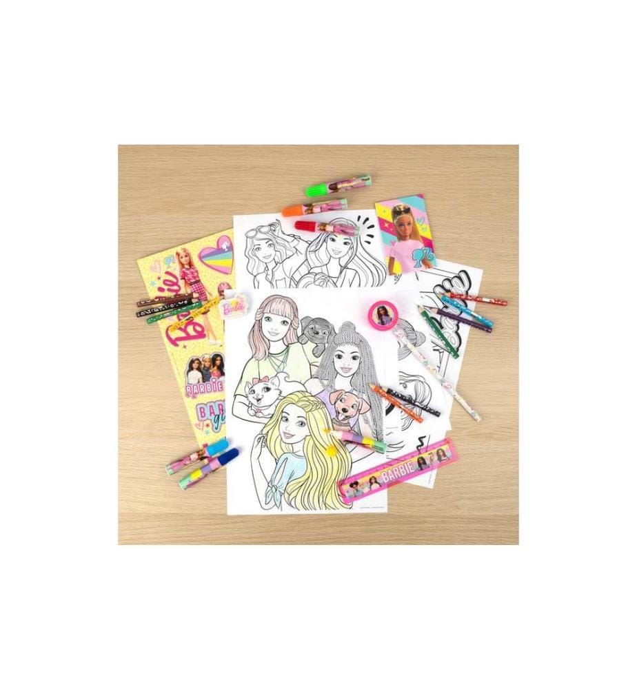 UNDERCOVER - Kits de peinture Barbie 35 pièces