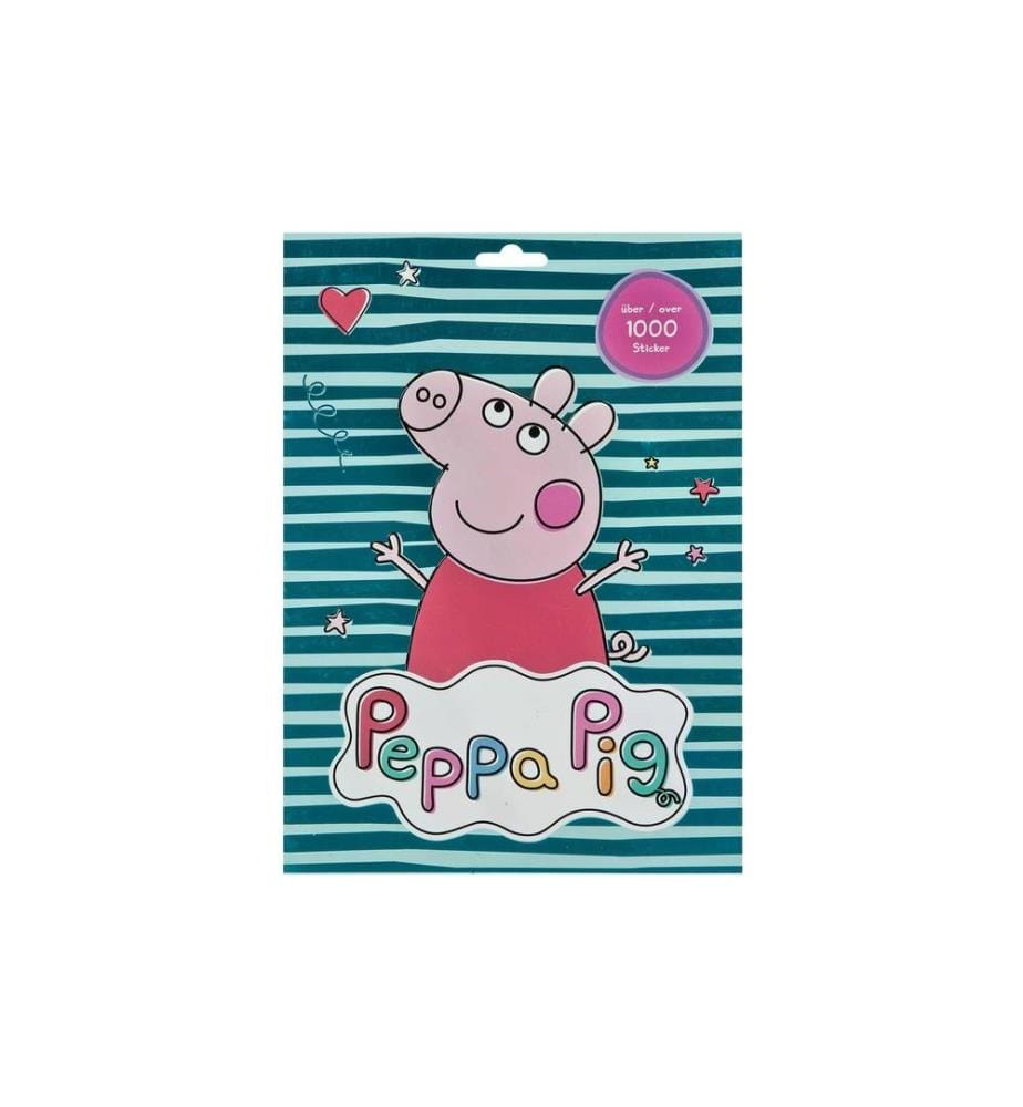 UNDERCOVER - Autocollant à motif Peppa Pig 17 feuilles