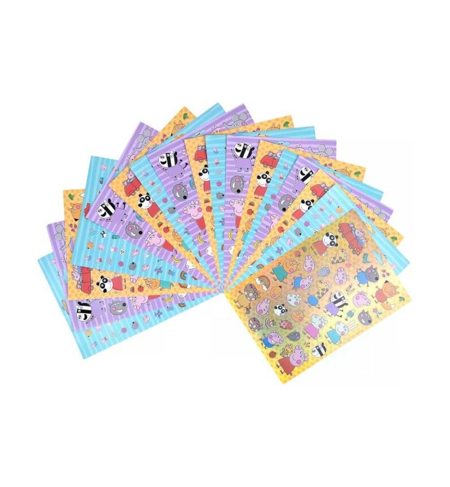 UNDERCOVER - Autocollant à motif Peppa Pig 17 feuilles