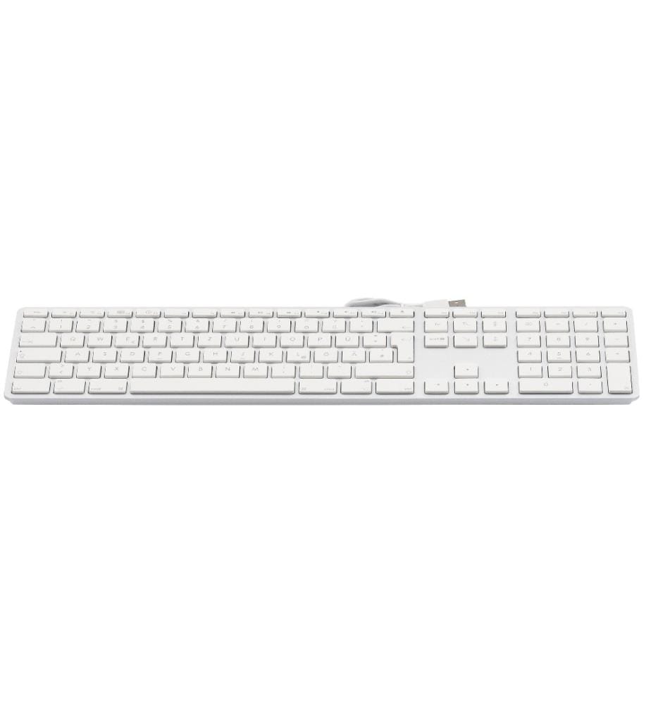 LMP - Clavier KB-1243 Blanc, disposition DE avec clavier numérique