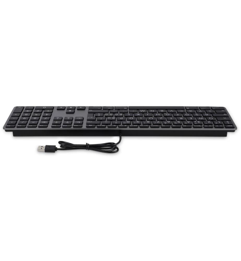 LMP - Clavier USB Grande inscription Gris
