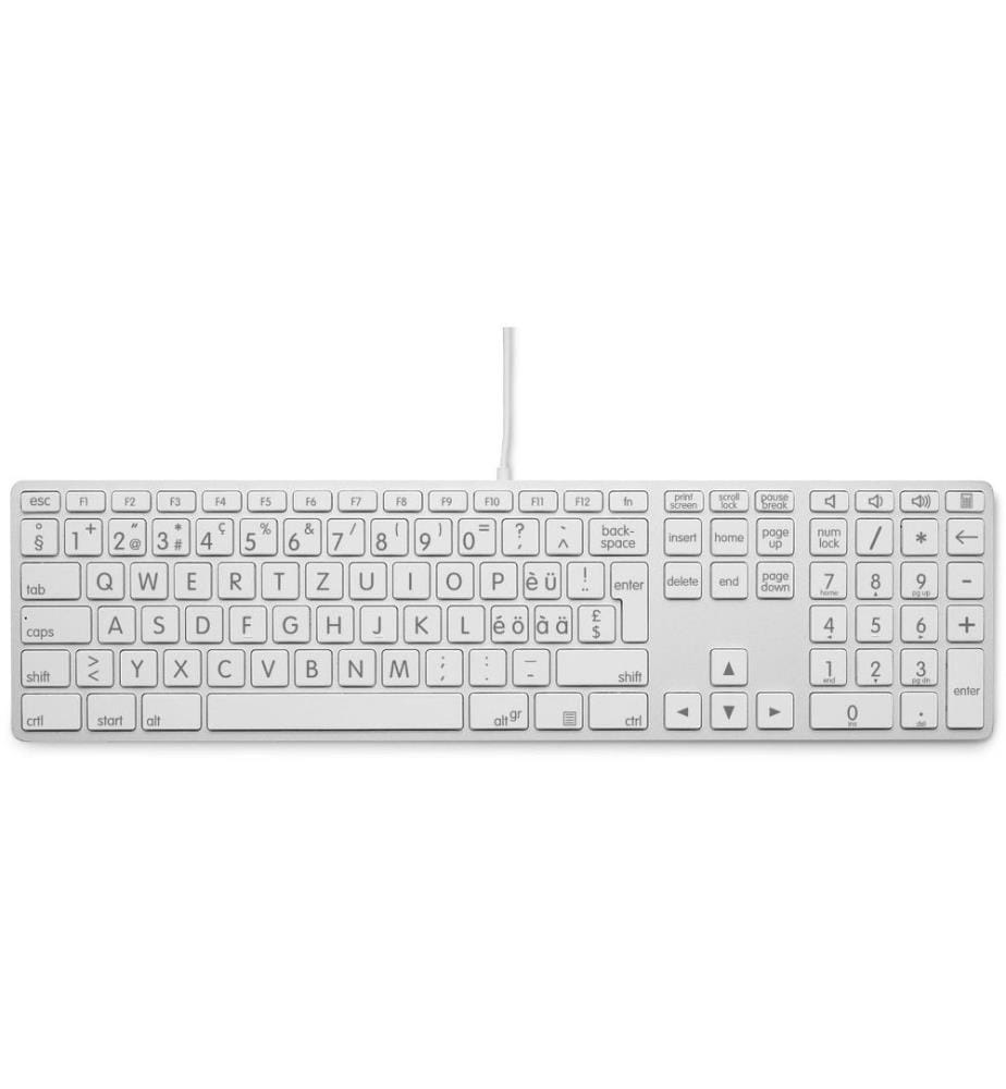 LMP - Clavier USB Grande étiquette WinOS Argent