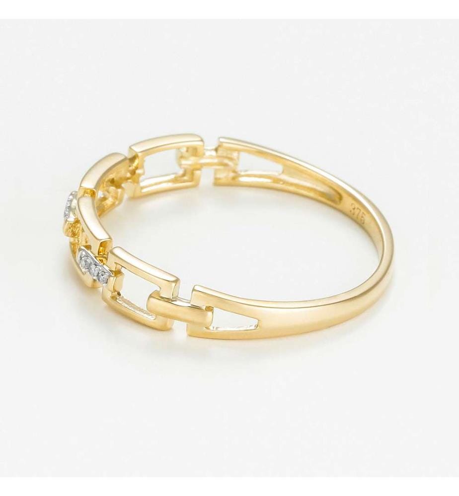 Maschenring - Gelbgold 375/1000