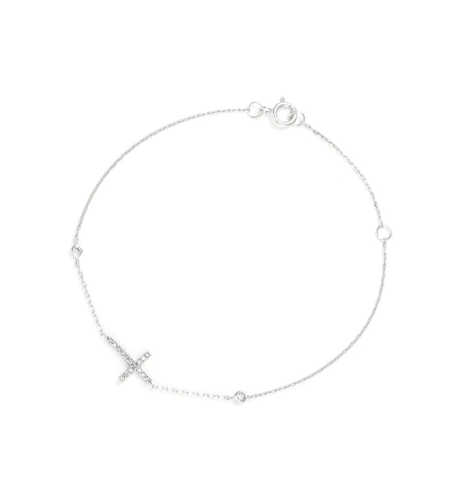 Armband Naïada - Weissgold 375/1000