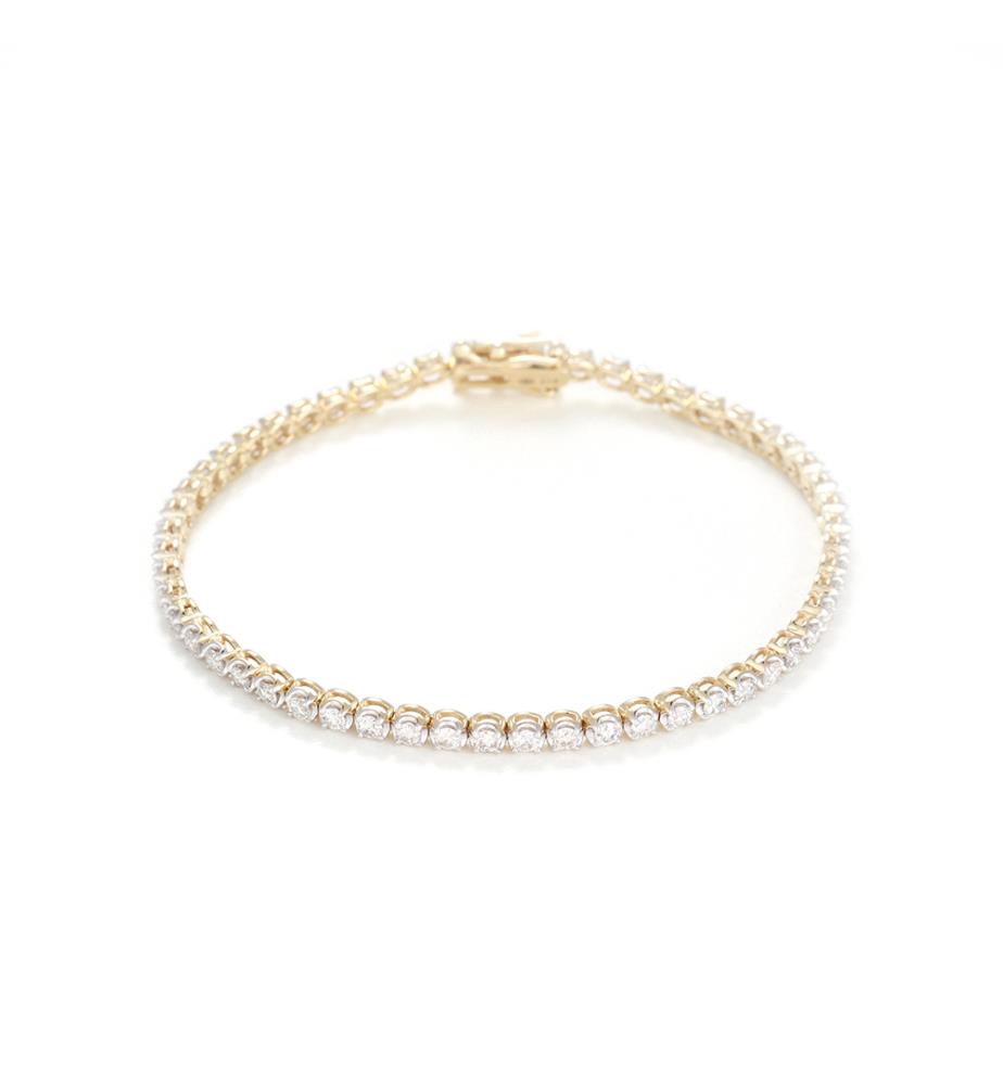 Armband „Rivière 2 Karat“ - Gelbgold