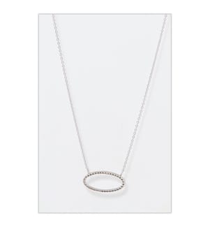 Collier Expression - Or Blanc 375/1000