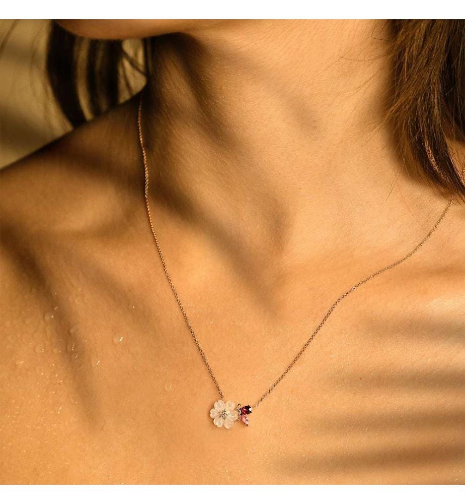Collier Dorothea - Or Rose 375/1000