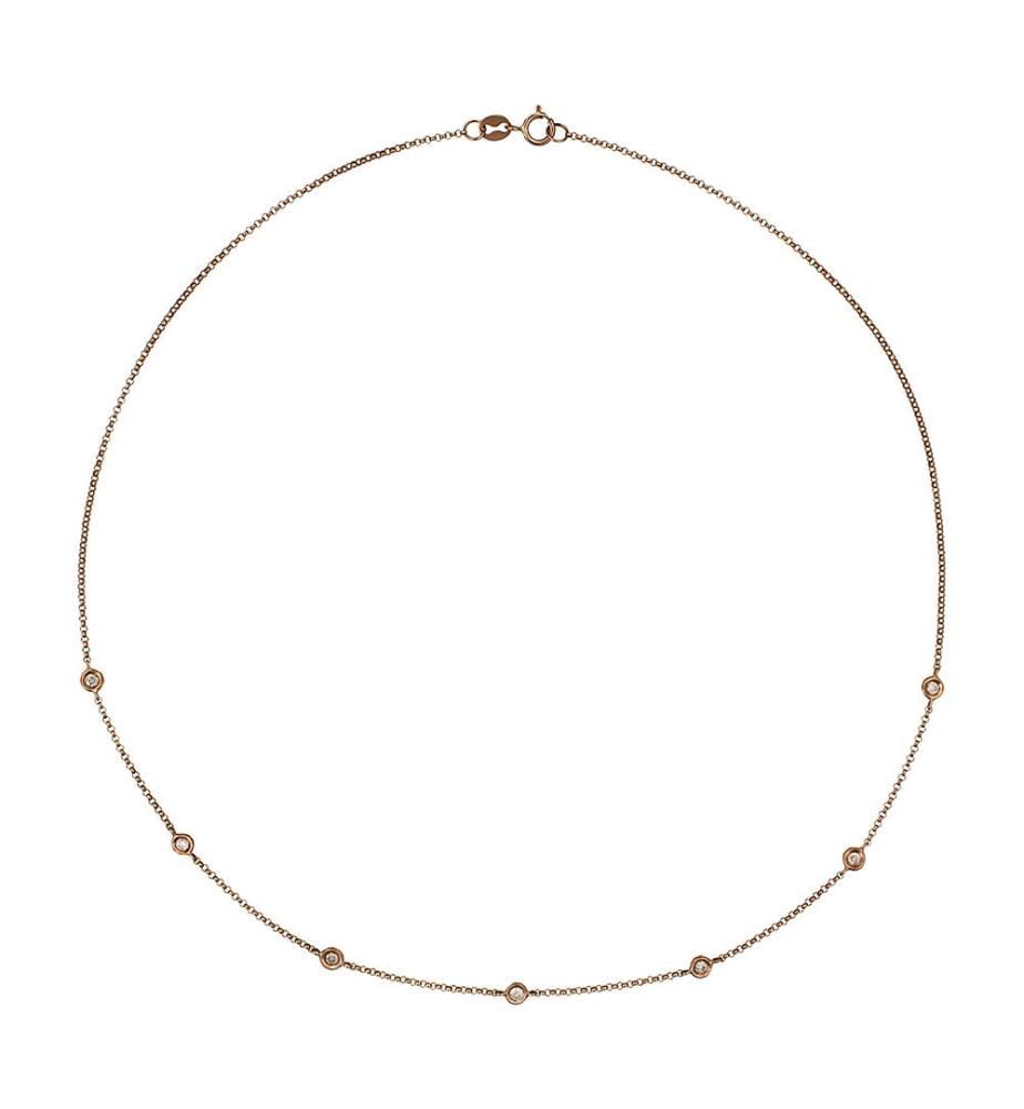 Collier Sunshine Diamants - Or Rose
