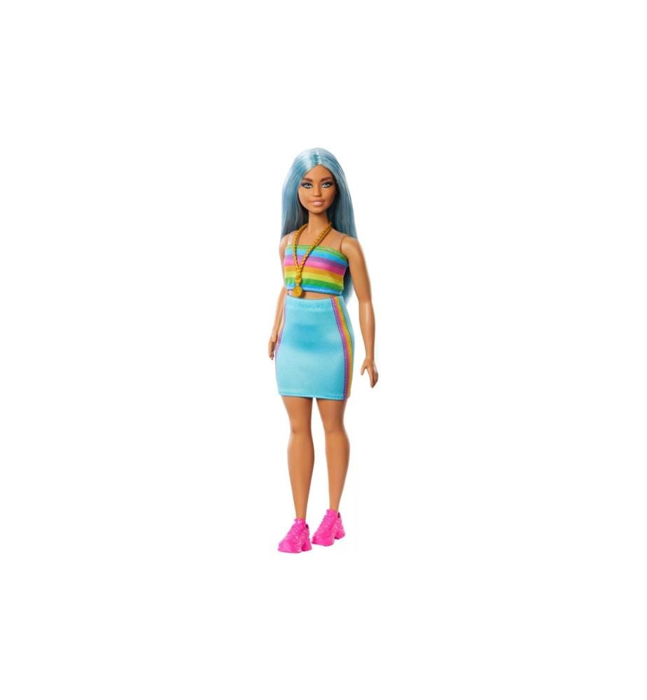 BARBIE - Poupée BARBIE - Fashionista Rainbow Athleisure