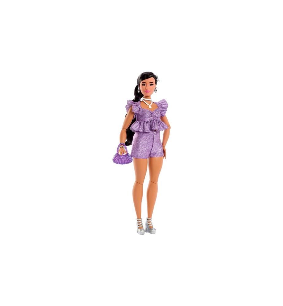 BARBIE - Puppe Deluxe Style Purple Shorts